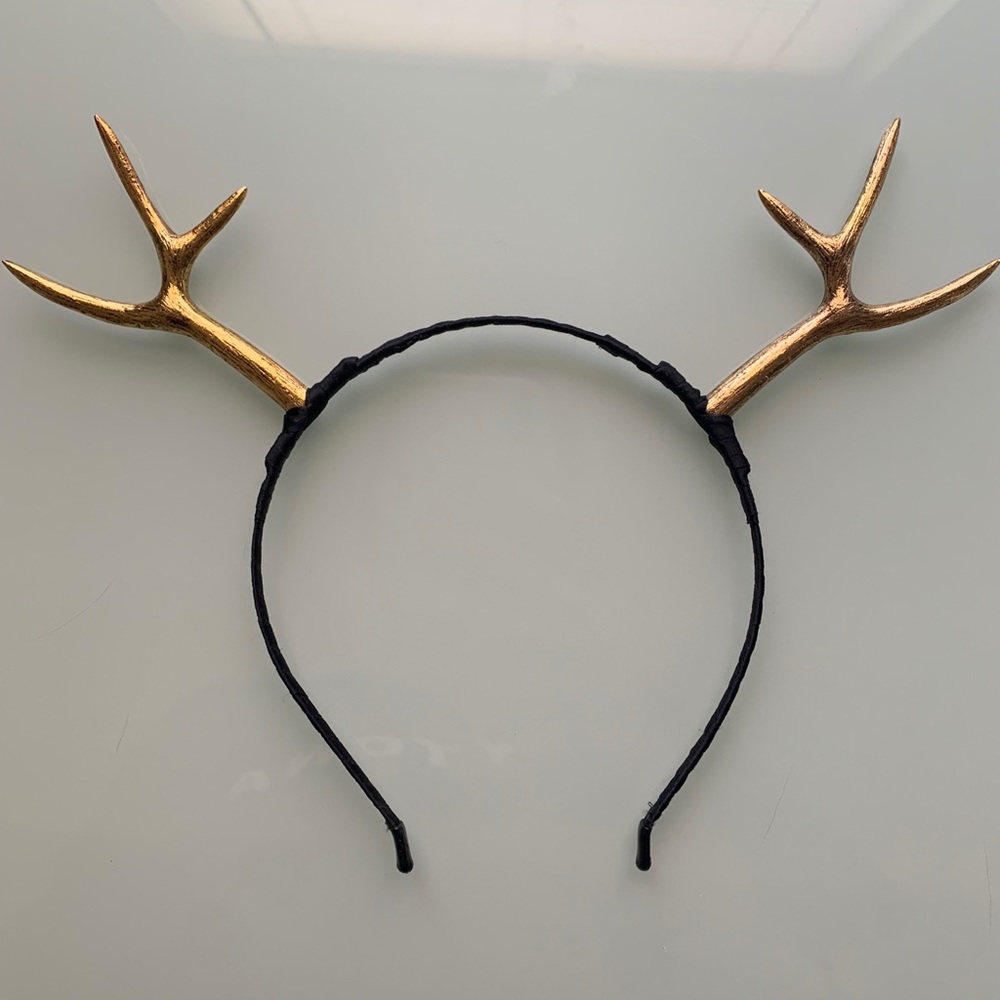 Deer Headband Gold & Black